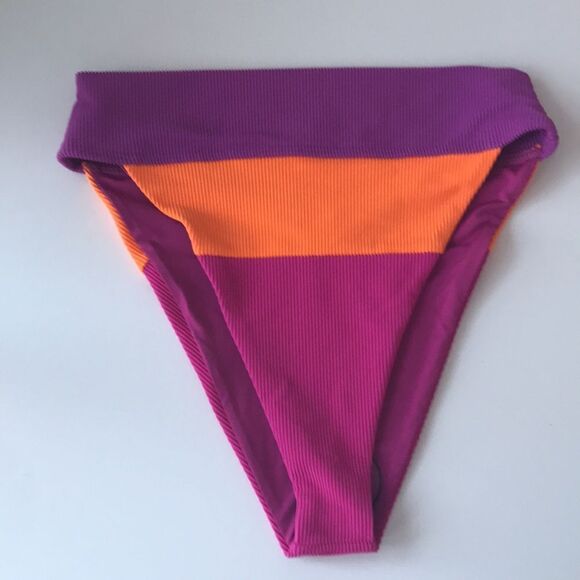 Beach Riot Alexis Block High Waisted Bottom size S - Picture 10 of 14